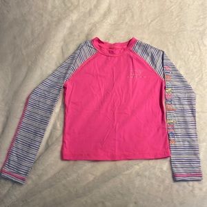 Vineyard vines long sleeve swim shirt girls xs (5-6y)